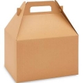 NATURAL KRAFT PAPER BOX FOR TAKE AWAY FOOD 