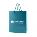 CUSTOM LOGO PRINTING PAPER SHOPPING BAG WITH ROPE HANDLE 